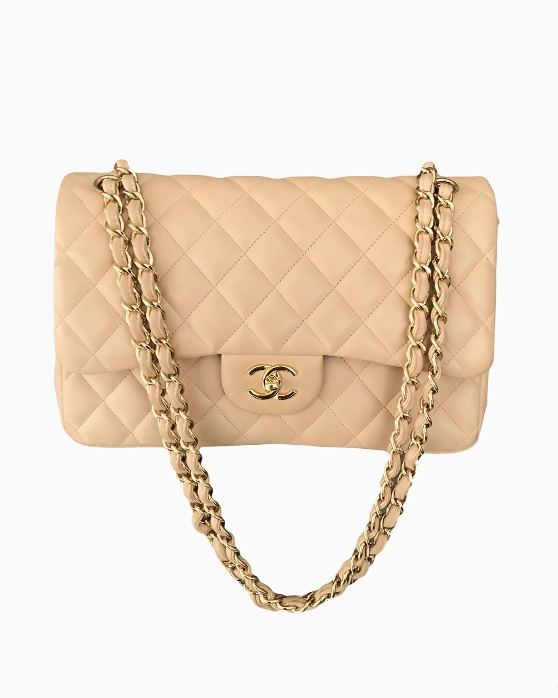 Bolsa Chanel Double Flap Bege Devolvido